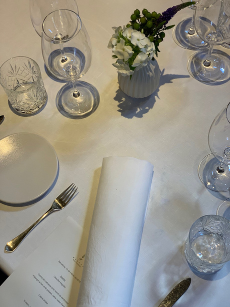 Restaurant's table at Mercer Hotel Barcelona