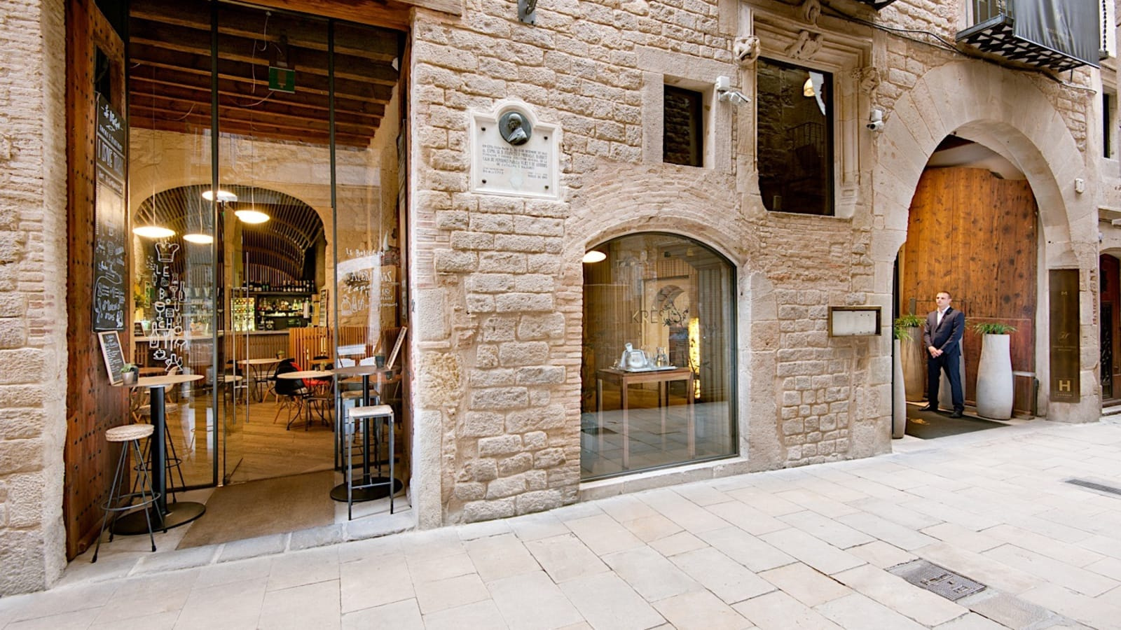 Entrée de l'hôtel Mercer à Barcelone