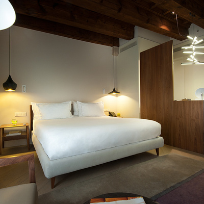 Pleasant atmosphere of the Superior Room at the Mercer Hotel Barcelona