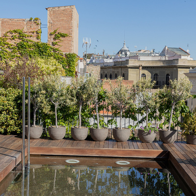 Piscina del Mercer Hotel Barcelona 