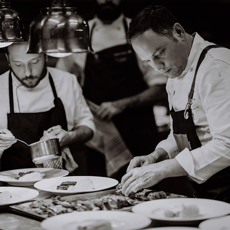 Cocina del Mercer con el chef Xavier Lahuerta