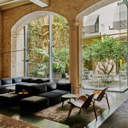 Lobby del Mercer Hotel Barcelona